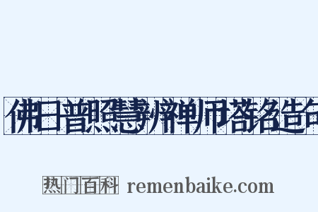 佛日普照慧辨禅师塔铭造句是什么意思的图片
